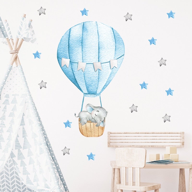 BabyElephant™ - Autocollants muraux pour chambre de bébé | bébé - Boutchou et Ma