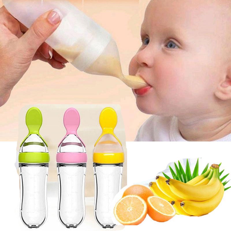 Biberon avec cuillère pour nouveau - né | EasyBottle™ - Boutchou et Ma