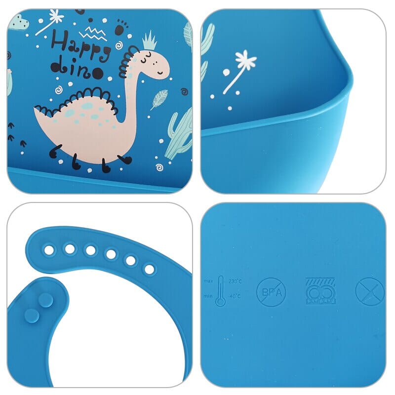 CleverBavoir™ - Wateproof silicone bavoir | Bébé - Boutchou et Ma
