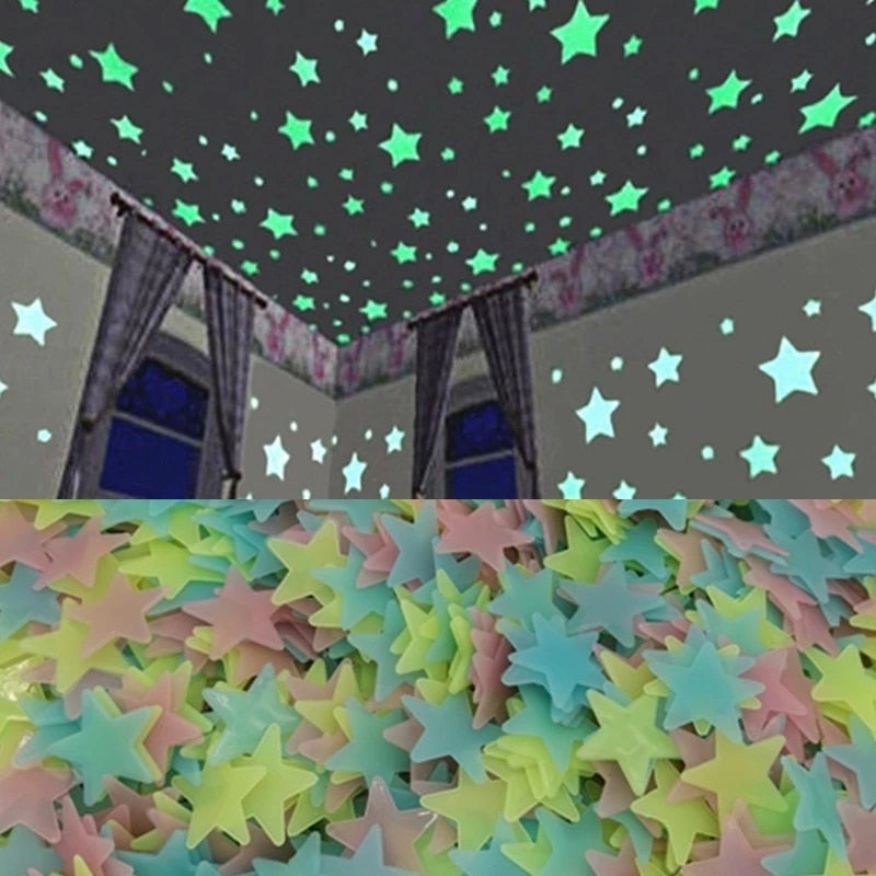 DarkStars™ - Étoiles 3D scintillantes dans la nuit | bébé - Boutchou et Ma