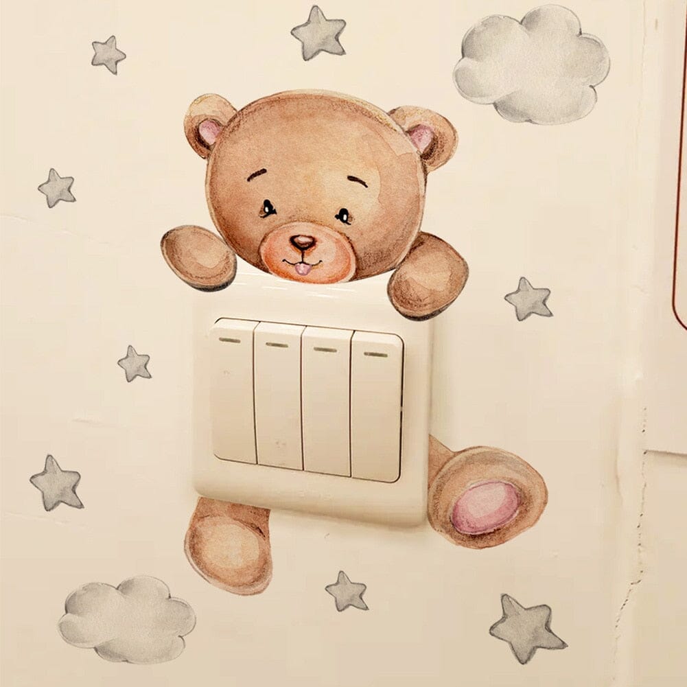 Stickybear™ - Sticker ourson décoratif | Chambre d'enfants - Boutchou et Ma
