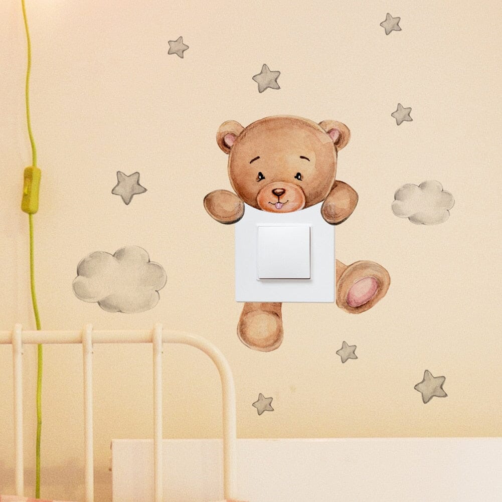 Stickybear™ - Sticker ourson décoratif | Chambre d'enfants - Boutchou et Ma