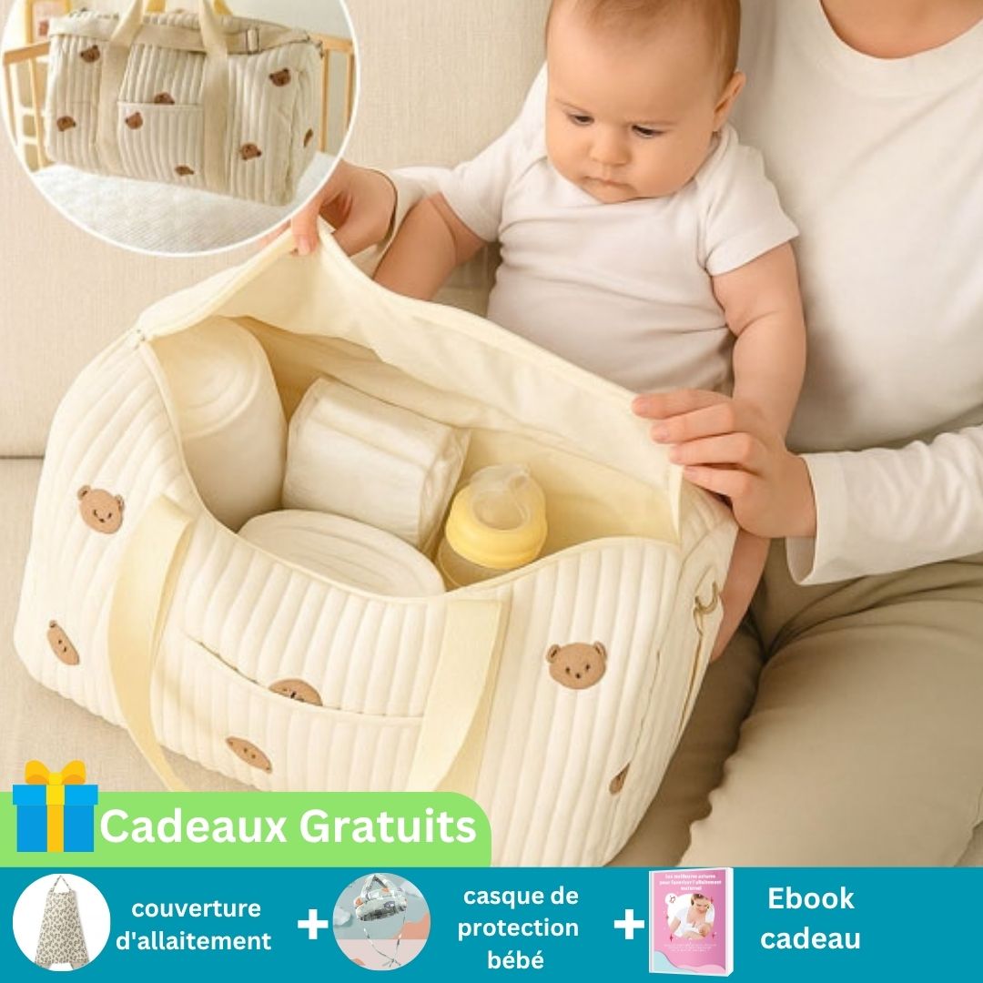 Sac à langer pour bébé avec organiseur - Boutchou et Ma