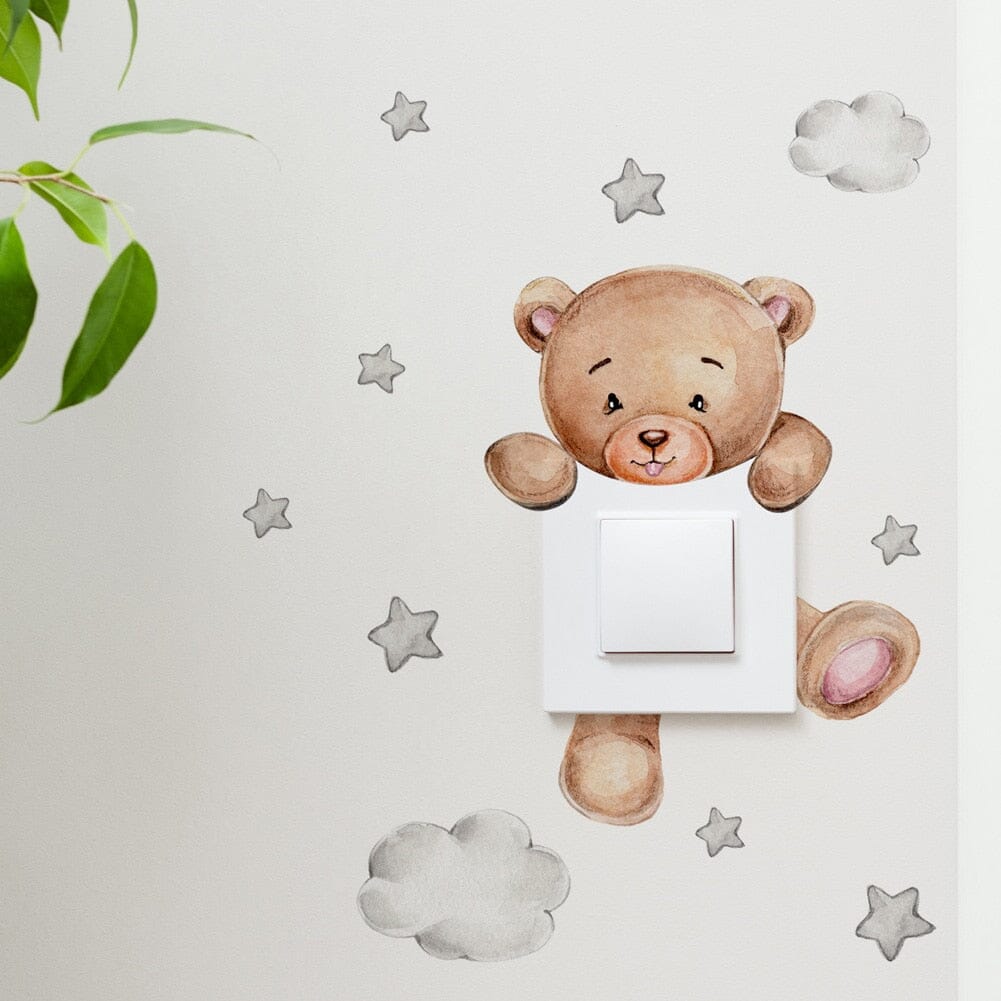 Stickybear™ - Sticker ourson décoratif | Chambre d'enfants - Boutchou et Ma