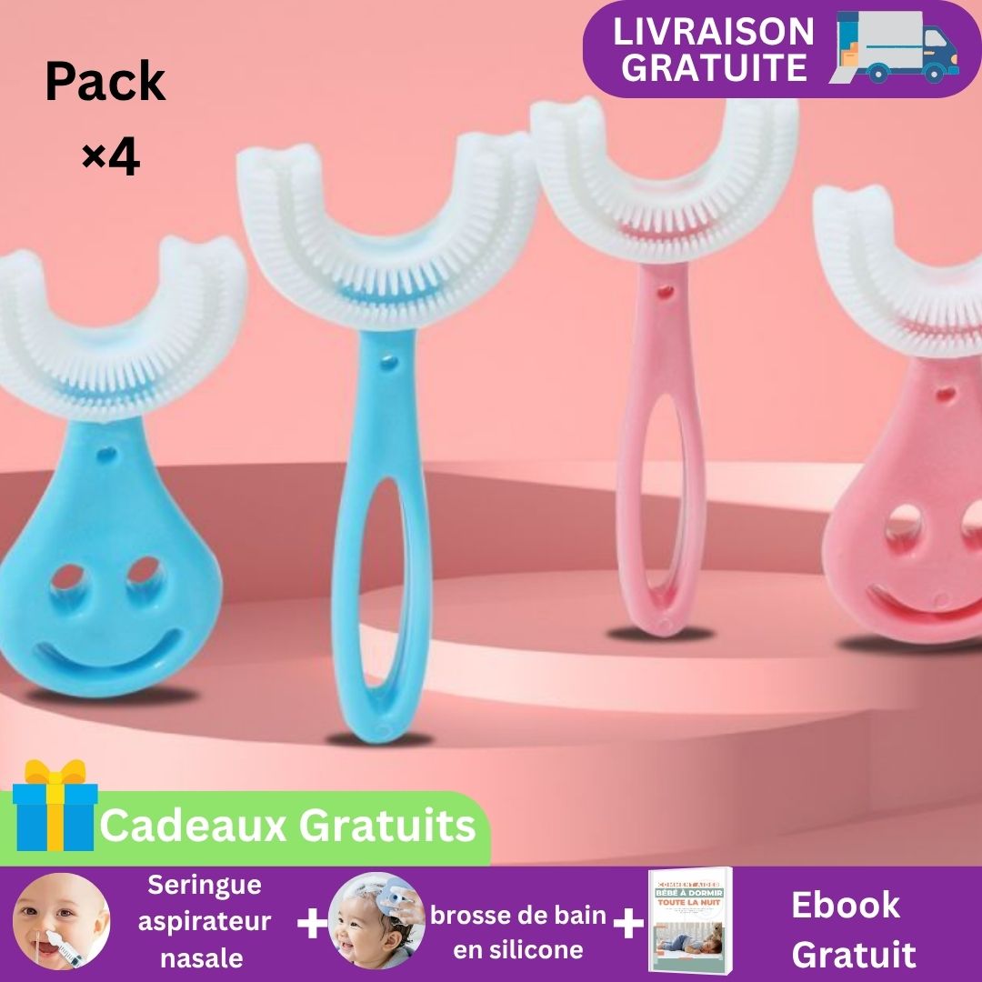 U360°Teeth™ - Brosse à dents 2.0 | Enfants - Boutchou et Ma