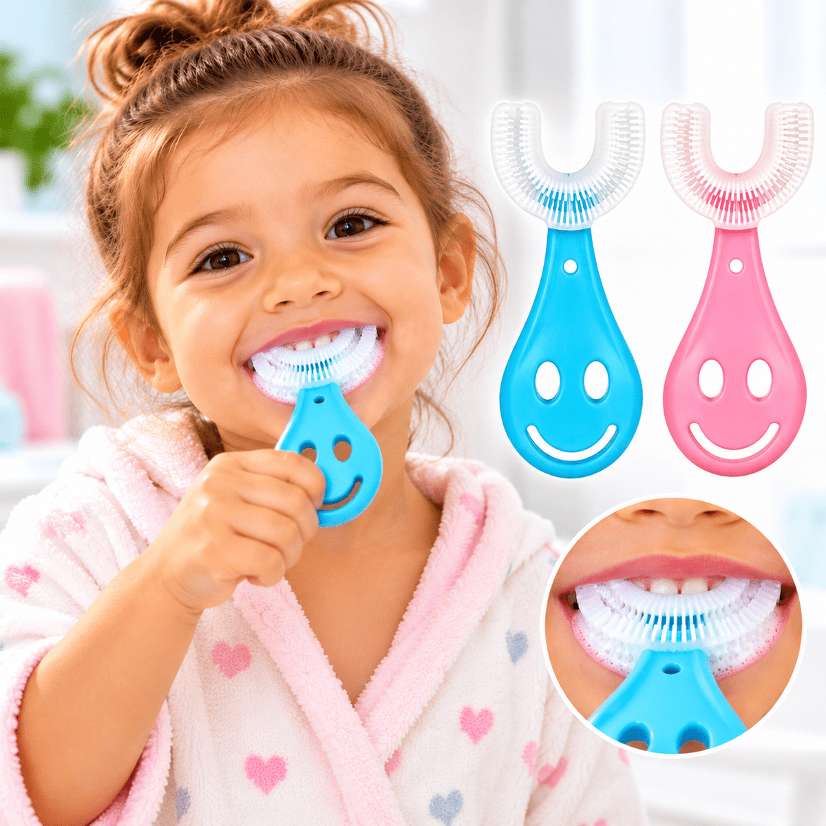 U360°Teeth™ - Brosse à dents 2.0 | Enfants - Boutchou et Ma